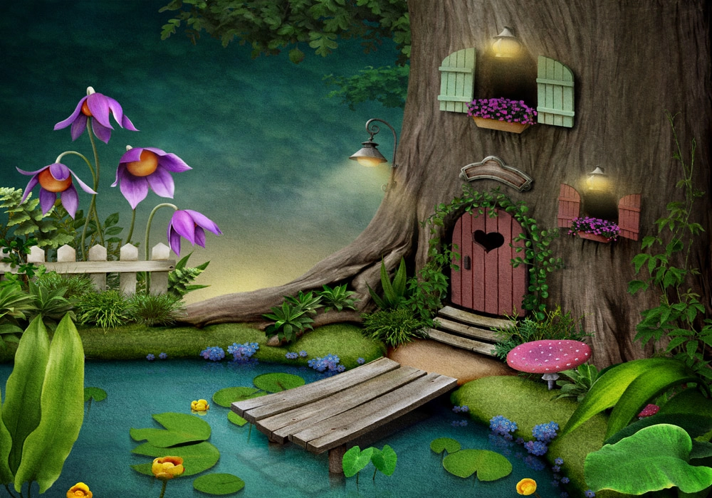 Πινακας σε καμβά TREE DOOR