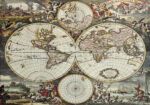 Πινακας σε καμβά WORLD HEMISPHERES 1668