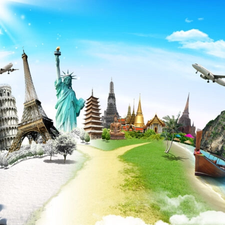 Πινακας σε καμβά WORLD LANDMARKS 3 - Αξιοθεατα και Ιστορια Sticky 4