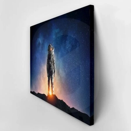 Πινακας σε καμβά ASTRONAUT IN OUTER SPACE 2 - Διαστημα και Τεχνολογια Sticky 2