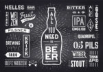 Πινακας σε καμβά BEER POSTER