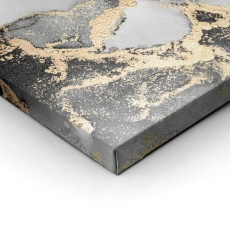 OUTLET Πινακας σε καμβά BLACK GOLD ABSTRACT 100cm x 65cm - OUTLET Sticky 2