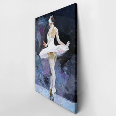 Πινακας σε καμβά BLUE TONES BALLERINA - Χορος Sticky 3