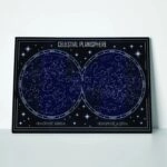 Πινακας σε καμβά CELESTIAL PLANISPHERE MAP