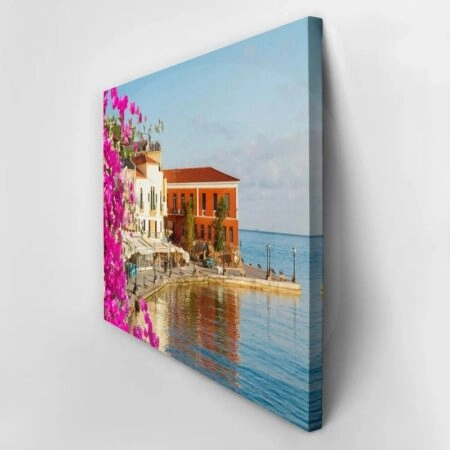 OUTLET Πινακας σε καμβά CHANIA HARBOUR 80x50cm - OUTLET Sticky 2