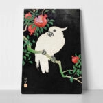 Πινακας σε καμβά COCKATOO AND POMEGRANATE