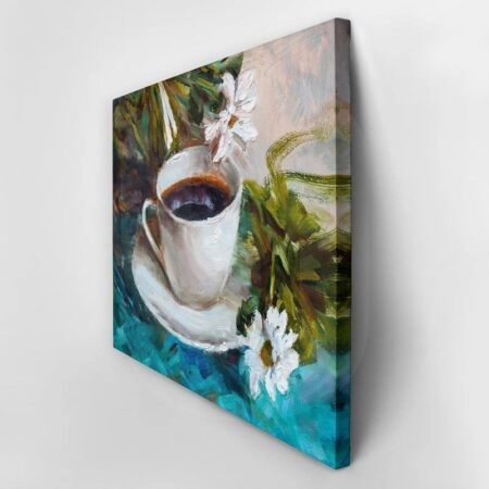 Πινακας σε καμβά CUP OF COFFEE PAINTING - Food and Drink Sticky 3
