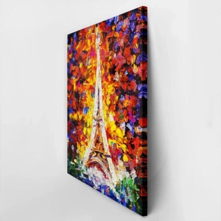 Πινακας σε καμβά EIFFEL TOWER OIL PAINTING 2 - Αξιοθεατα και Ιστορια Sticky 2