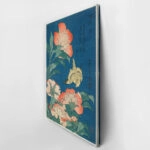 Πινακας σε καμβά HOKUSAI - PEONIES AND CANARY