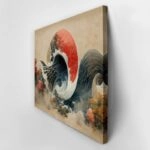 Πινακας σε καμβά JAPANESSE STYLE WAVE