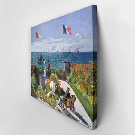 Πινακας σε καμβά MONET - GARDEN AT SAINTE ADRESSE - Monet Claude Sticky 3