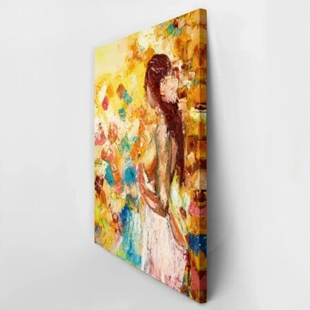 Πινακας σε καμβά NAKED WOMAN WITH FLOWER - Αφηρημενα και Abstract Sticky 2