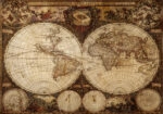 Πινακας σε καμβά OLD WORLD ATLAS