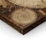 Πινακας σε καμβά OLD WORLD ATLAS
