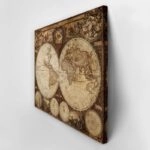 Πινακας σε καμβά OLD WORLD ATLAS