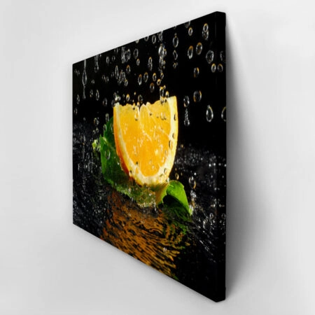 Πινακας σε καμβά ORANGE 2 - Food and Drink Sticky 2