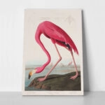 Πινακας σε καμβά PINK FLAMINGO