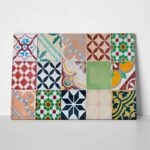 Πινακας σε καμβά PORTUGESE SET OF ORNAMENTAL TILES