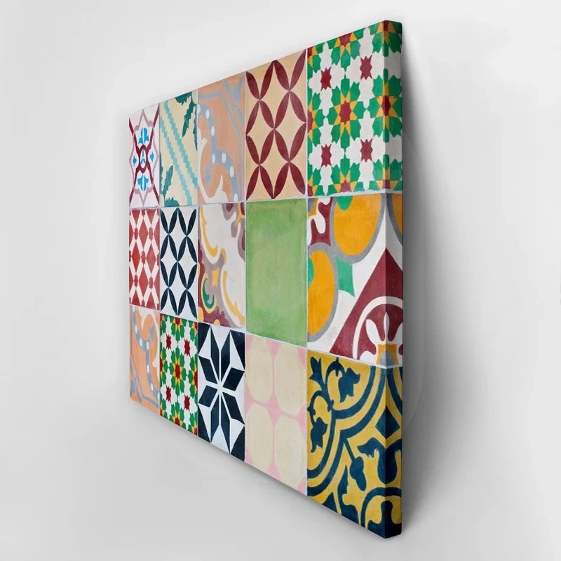 Πινακας σε καμβά PORTUGESE SET OF ORNAMENTAL TILES