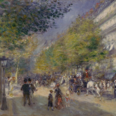 Πινακας σε καμβά RENOIR - THE GRANDS BOULEVARDS - Pierre Auguste Renoir Sticky 4