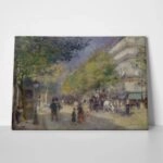 Πινακας σε καμβά RENOIR - THE GRANDS BOULEVARDS