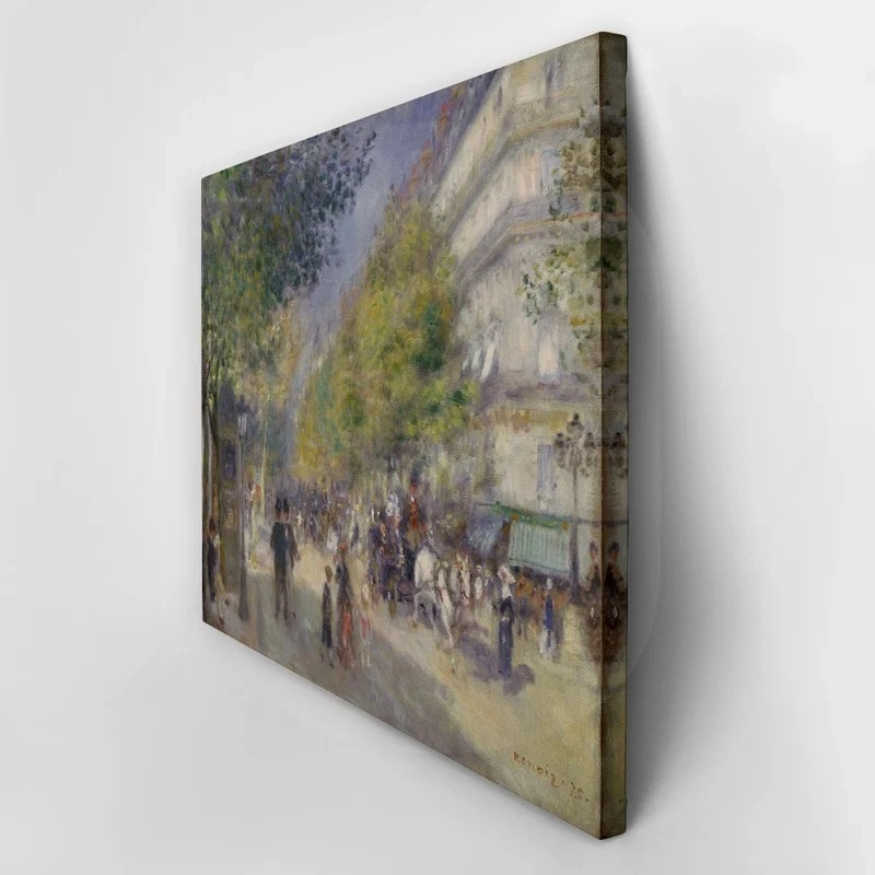 Πινακας σε καμβά RENOIR - THE GRANDS BOULEVARDS