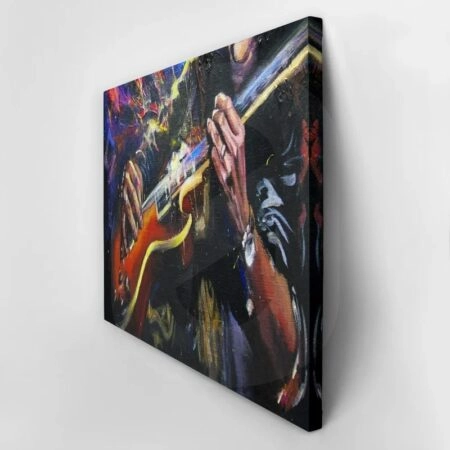 Πινακας σε καμβά ROCK GUITARISTS HANDS - Κιθαρα Sticky 2