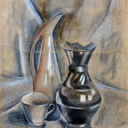 Πινακας σε καμβά STILL LIFE POTTERY - Food and Drink Sticky 5