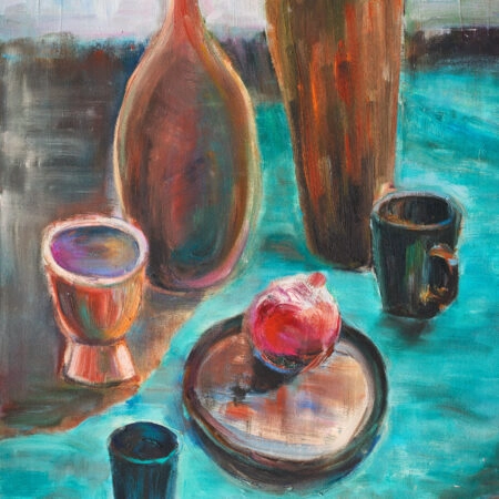 Πινακας σε καμβά STILL LIFE POTTERY 2 - Food and Drink Sticky 5