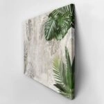 Πινακας σε καμβά TROPICAL LEAVES