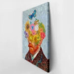 Πινακας σε καμβά VAN GOGH - FLORAL PORTRAIT