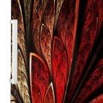 Αυτοκόλλητο ψυγείου FRACTAL FLOWER