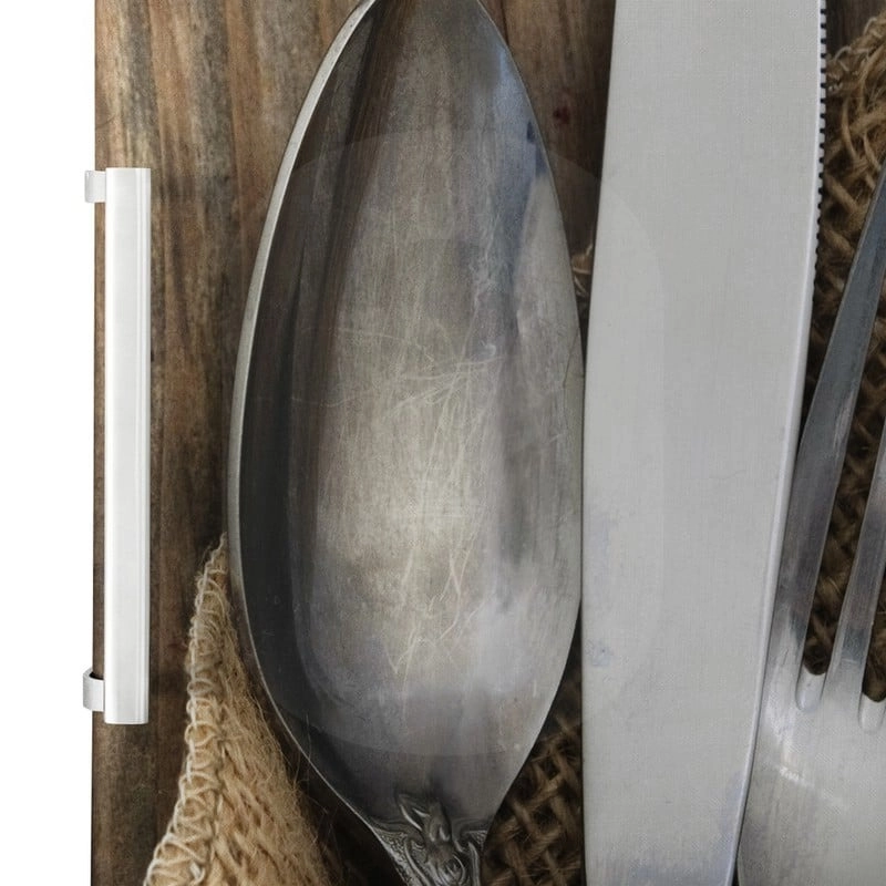 Αυτοκόλλητο ψυγείου VINTAGE SILVERWARE