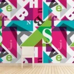 Αυτοκόλλητη Ταπετσαρία τοίχου ALPHABET 3
