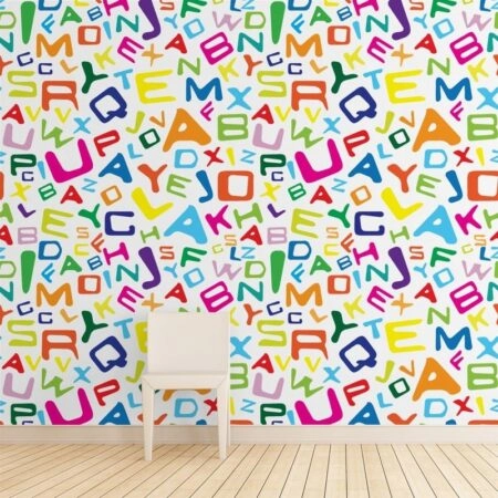 Αυτοκόλλητη Ταπετσαρία τοίχου ALPHABET