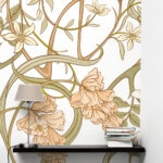 Αυτοκόλλητη Ταπετσαρία τοίχου ART NOUVEAU FLORAL