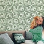 Αυτοκόλλητη Ταπετσαρία τοίχου ART NOUVEAU PASTEL GREEN