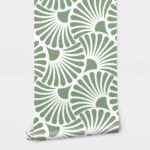 Αυτοκόλλητη Ταπετσαρία τοίχου ART NOUVEAU PASTEL GREEN