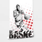 Αυτοκόλλητη Ταπετσαρία τοίχου BASKETBALL PASSION