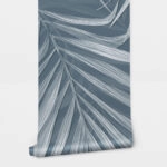 Αυτοκόλλητη Ταπετσαρία τοίχου BLUE TONE PALM