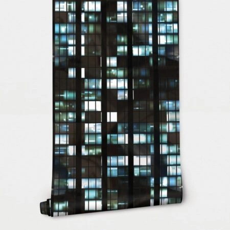 Αυτοκόλλητη Ταπετσαρία τοίχου BUILDING WINDOWS - Χάρτες - Πόλεις Sticky 2