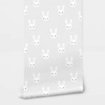 Αυτοκόλλητη Ταπετσαρία τοίχου CARTOON PASTEL BUNNIES