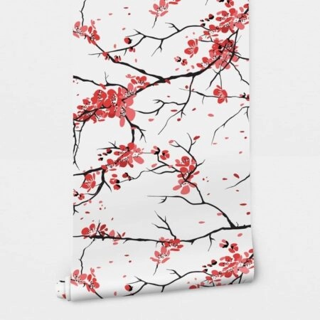 Αυτοκόλλητη Ταπετσαρία τοίχου CHERRY TREE BLOSSOM 2 - Floral - Λουλουδια Sticky 2