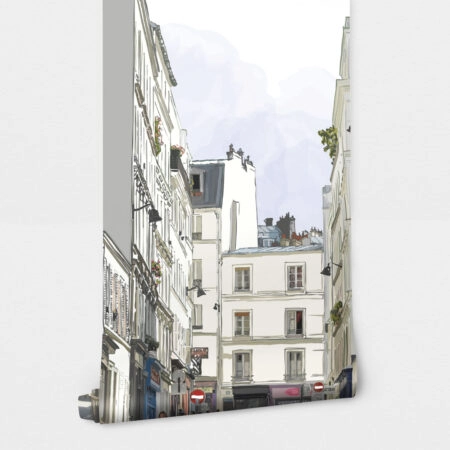 Αυτοκόλλητη Ταπετσαρία τοίχου CITY SKETCH - Χάρτες - Πόλεις Sticky 2