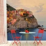Αυτοκόλλητη Ταπετσαρία τοίχου COLOURFUL HOUSES