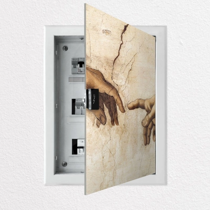 Aυτοκόλλητο ηλεκτρολογικού πίνακα CREATION HANDS