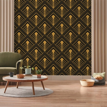 Αυτοκόλλητη Ταπετσαρία τοίχου DIAMOND ART DECO