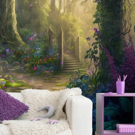 Αυτοκόλλητη Ταπετσαρία τοίχου ENCHANTED FOREST - Παιδικές Ταπετσαρίες Sticky 2