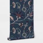 Αυτοκόλλητη Ταπετσαρία τοίχου FLORAL IN BLUE