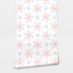 Αυτοκόλλητη Ταπετσαρία τοίχου FLOWERS AND ROUND DOTS